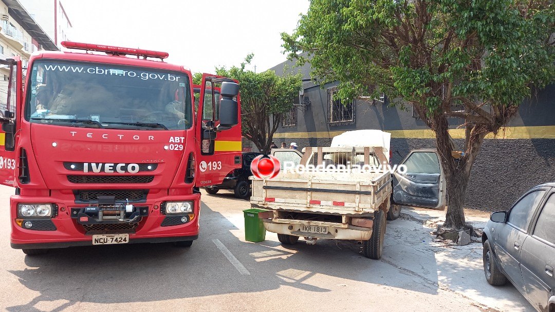 AO VIVO: Caminhonete pega fogo próximo de hospital no Centro