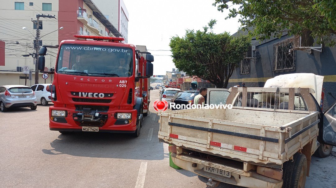 AO VIVO: Caminhonete pega fogo próximo de hospital no Centro