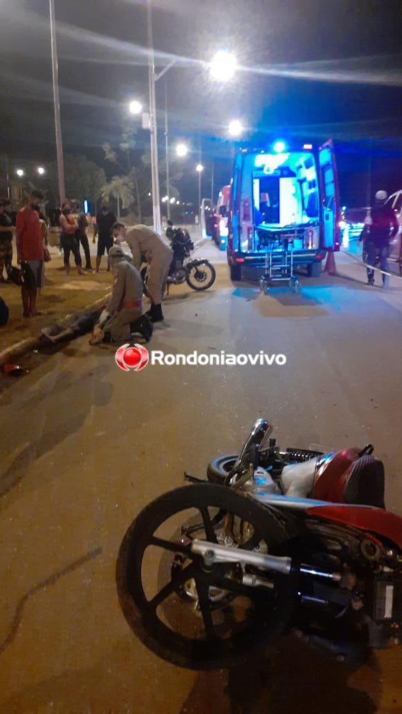 ESPAÇO ALTERNATIVO: Suposto racha entre motos acaba em grave acidente com carro