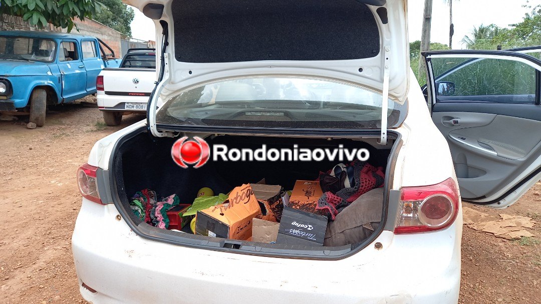 ASSISTA: PM faz buscas com helicóptero para prender ladrões de Corolla