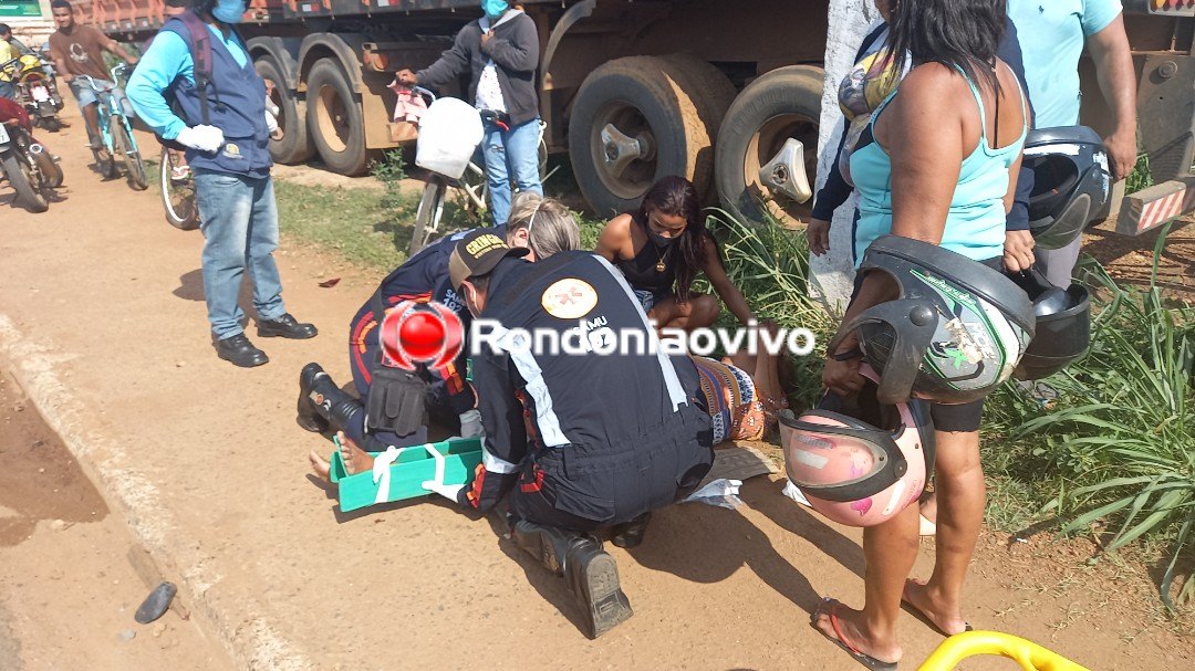 ASSISTA: Colisão entre cinco veículos deixa idosa gravemente ferida