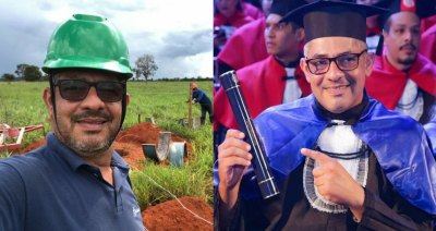 GRADUAÇÃO: “O vencedor nunca desiste”, diz o engenheiro civil formado na Uniron