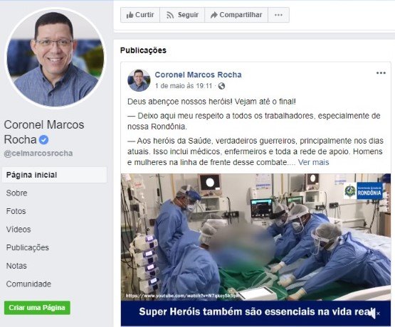 ONDE ANDA? - Governador Marcos Rocha sumiu das redes sociais desde começo do mês