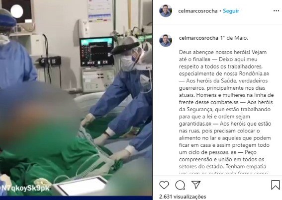 ONDE ANDA? - Governador Marcos Rocha sumiu das redes sociais desde começo do mês