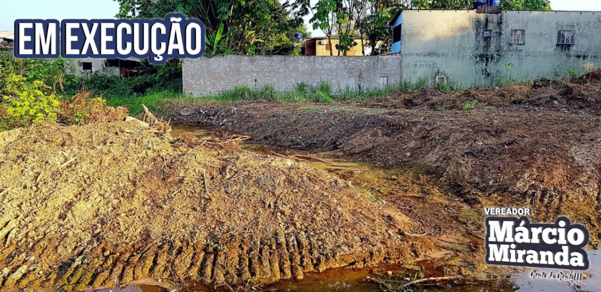 TRABALHO: Obras da prefeitura serão feitas em várias ruas após pedido de Márcio Miranda