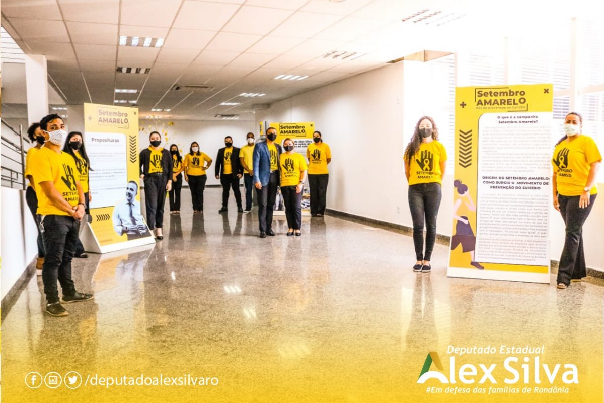 'SETEMBRO AMARELO': Alex Silva abre campanha com movimento de valorização a vida