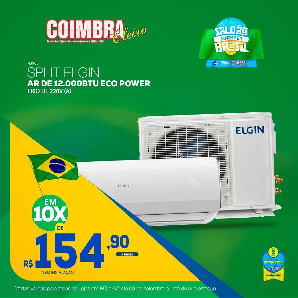 COIMBRA ELETRO: Semana do Brasil com promoções em todas as lojas 