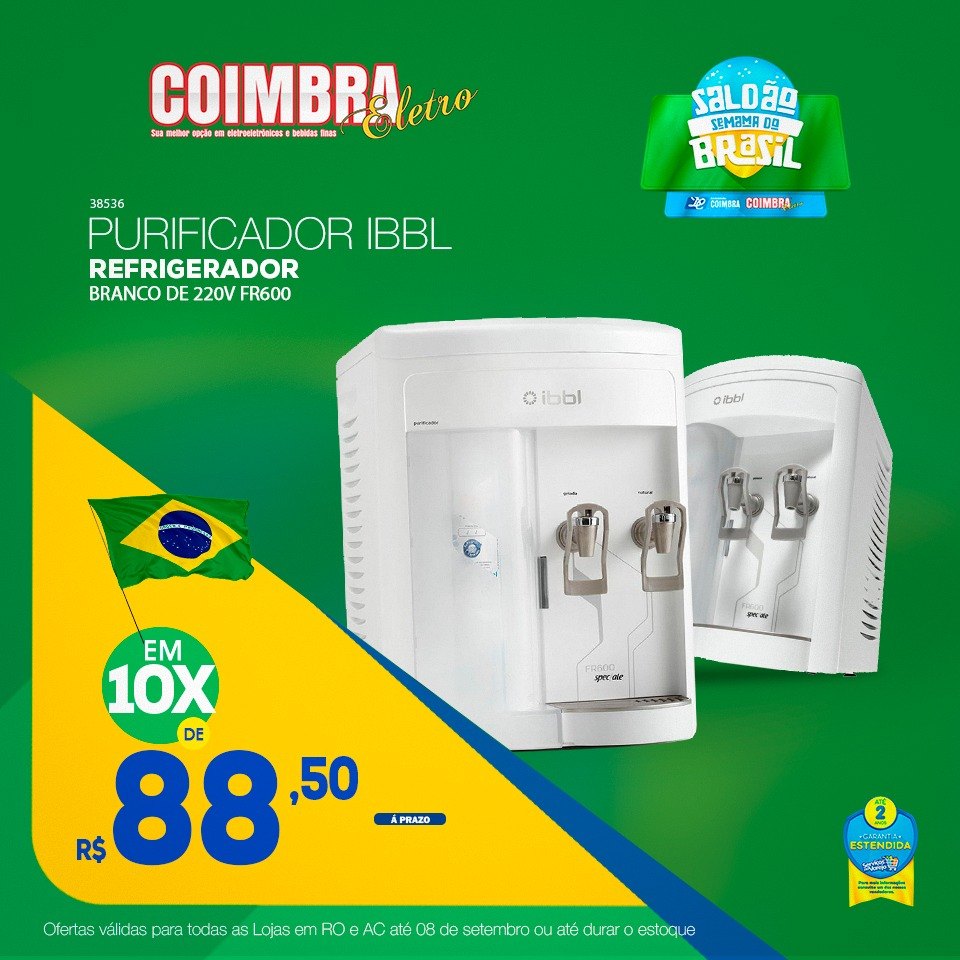 COIMBRA ELETRO: Semana do Brasil com promoções em todas as lojas 