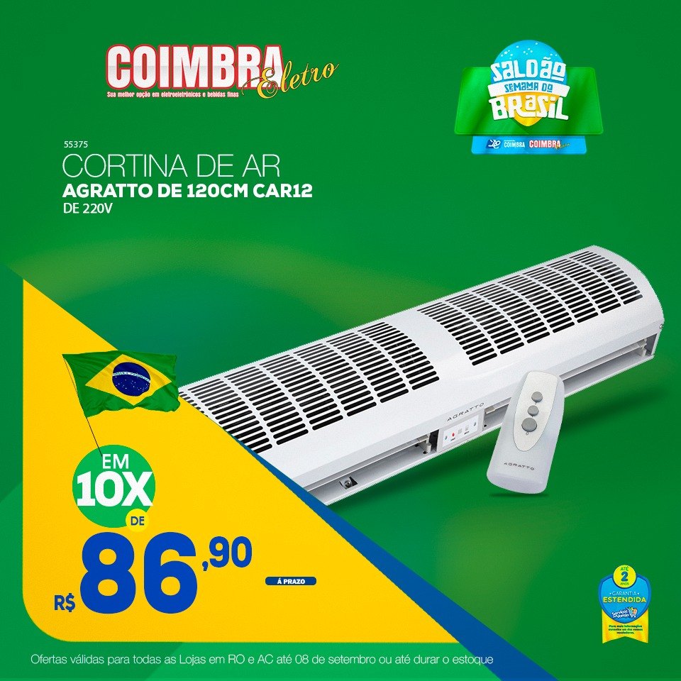COIMBRA ELETRO: Semana do Brasil com promoções em todas as lojas 