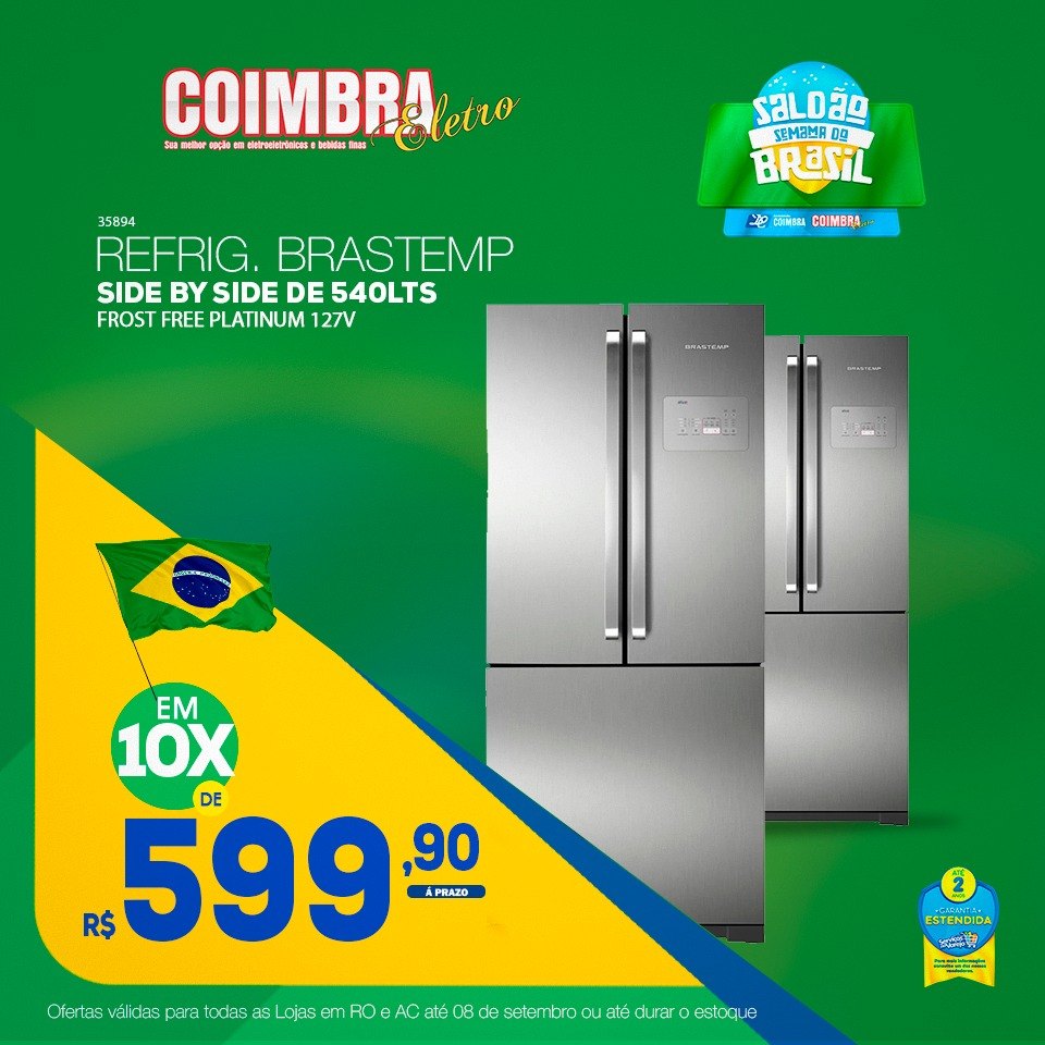 COIMBRA ELETRO: Semana do Brasil com promoções em todas as lojas 