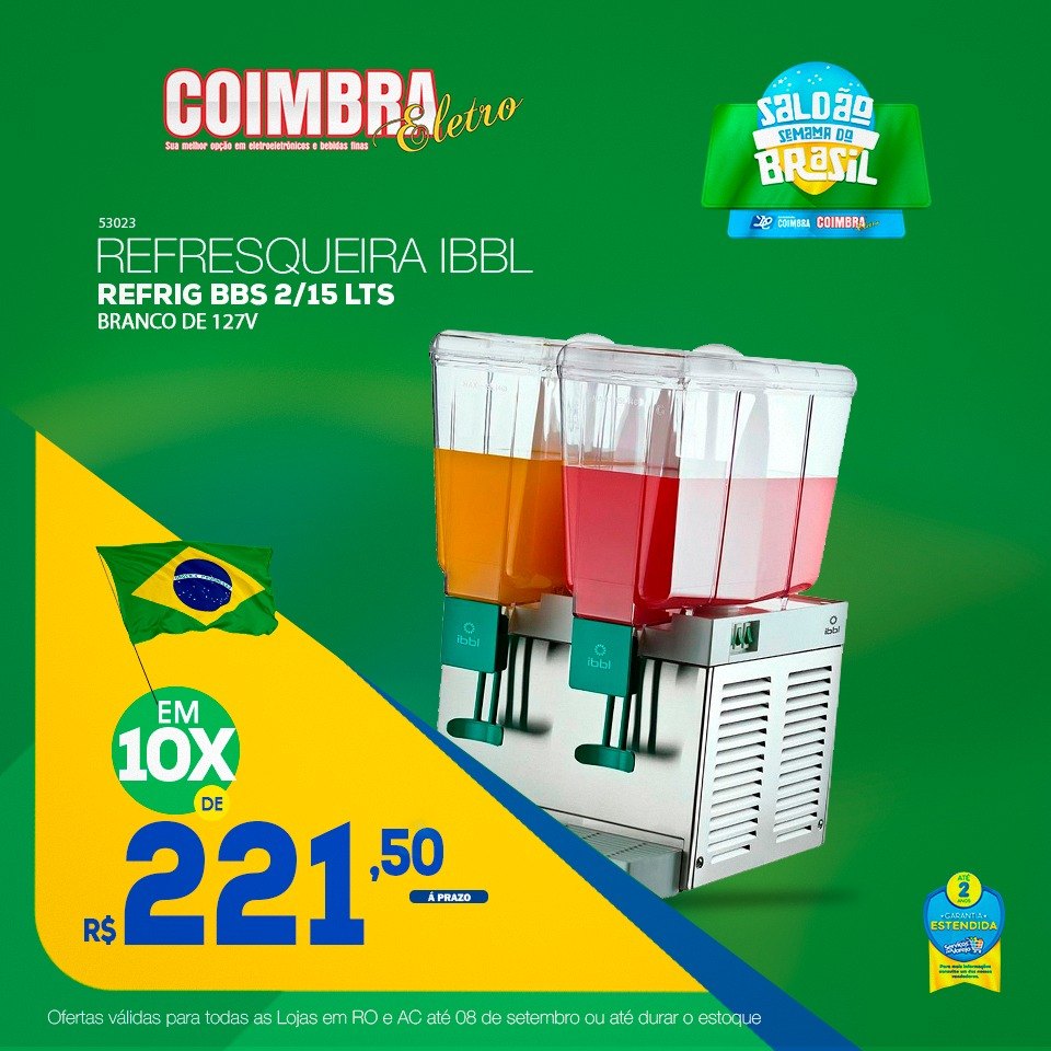 COIMBRA ELETRO: Semana do Brasil com promoções em todas as lojas 