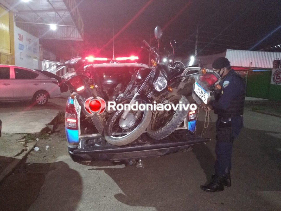 AÇÃO RÁPIDA: Bando acusado de assaltar e vender veículos clonados na OLX é preso com três motos roubadas