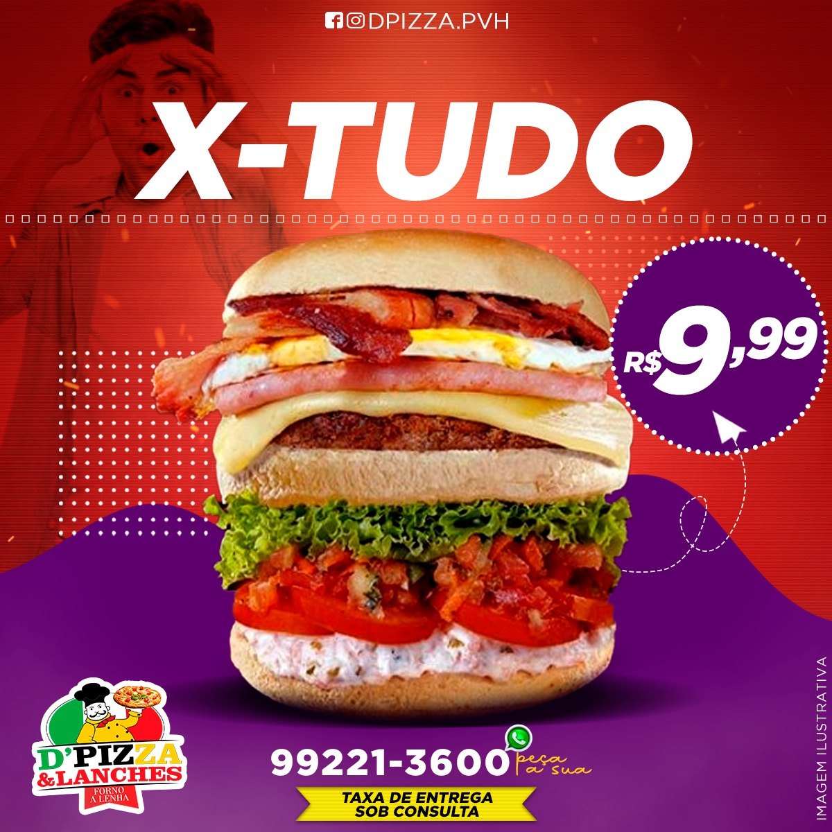 DELIVERY: Confira e aproveite as promoções da D’Pizza forno a lenha