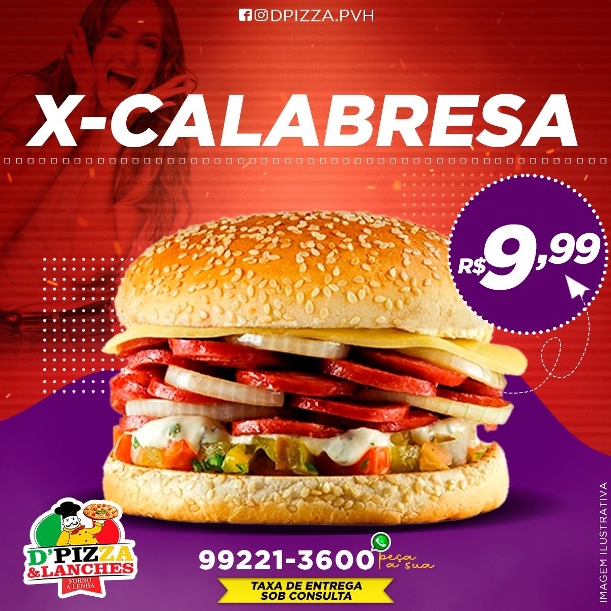 DELIVERY: Confira e aproveite as promoções da D’Pizza forno a lenha
