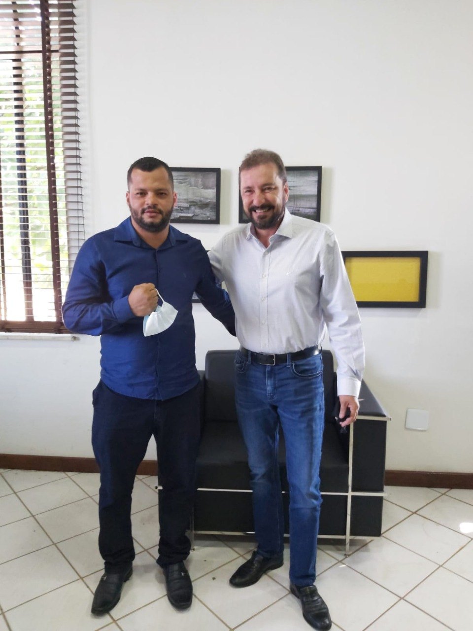 POLÍCIA PENAL: Edevaldo Neves se reúne com prefeito e debate sobre sede recreativa