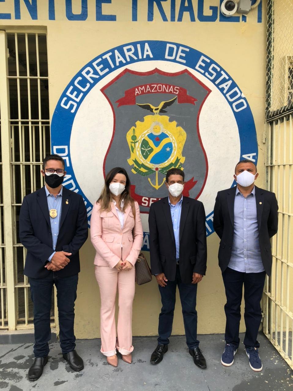 VISITA: Comitiva de RO conhece modelo de cogestão do sistema prisional do Amazonas