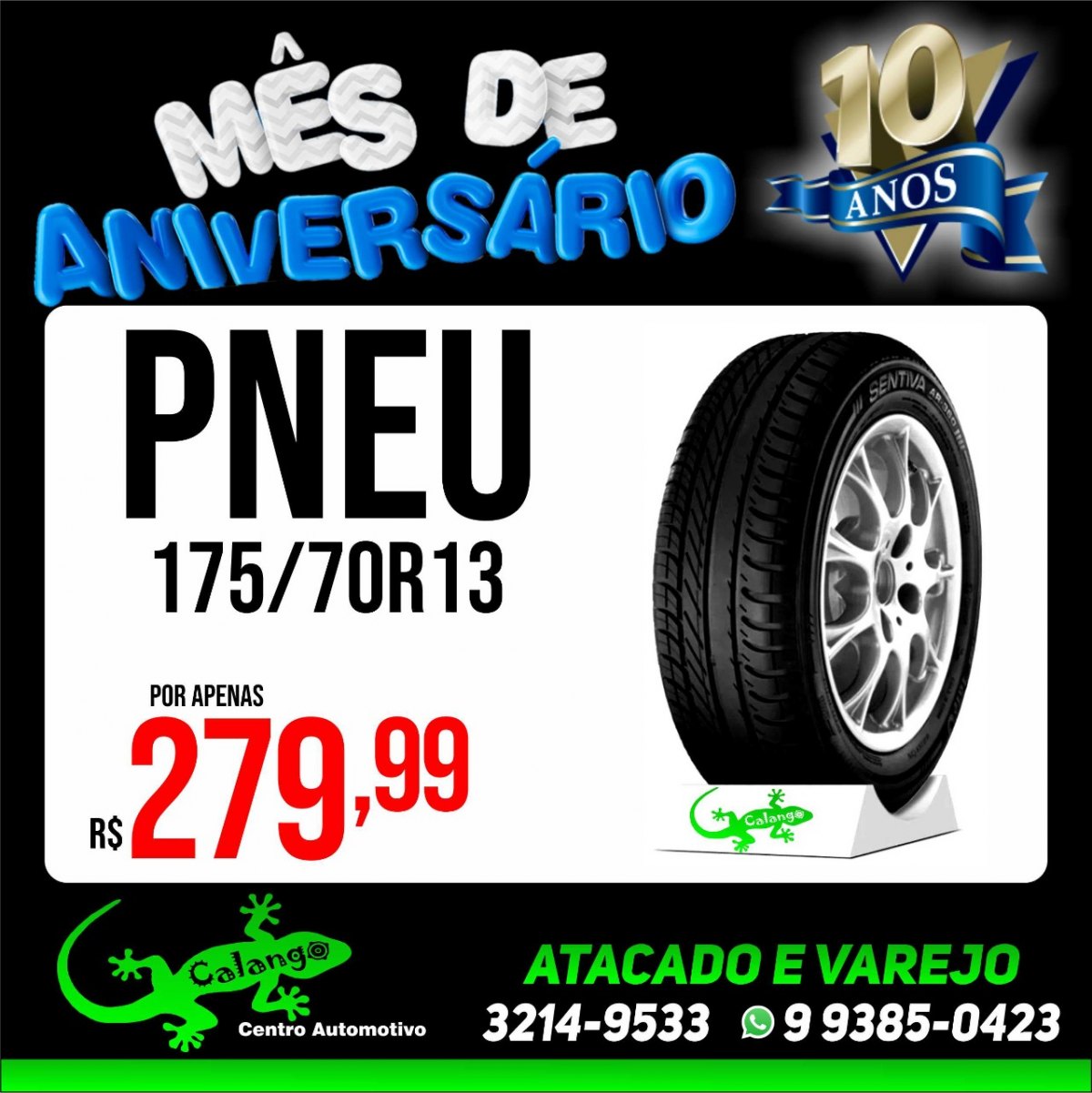 MÊS DE ANIVERSÁRIO: Várias ofertas na Calango Centro Automotivo para o seu veículo