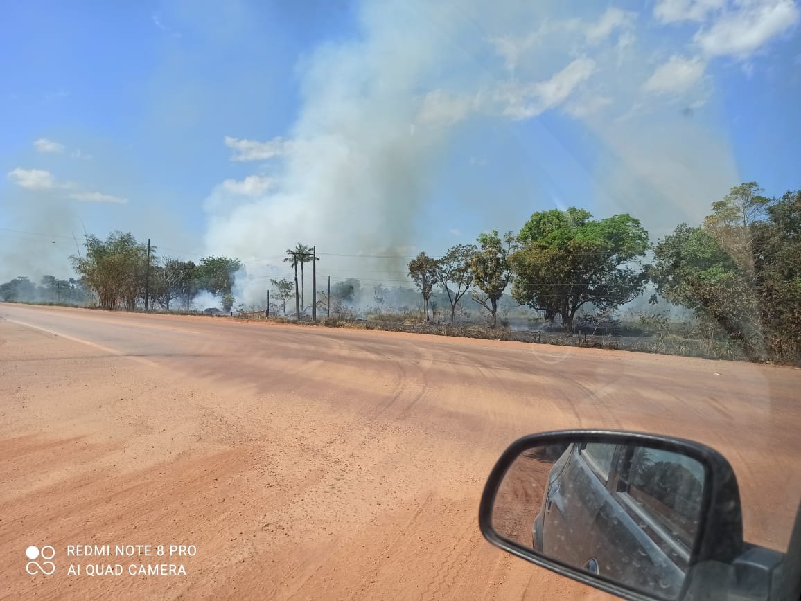 PERIGO: Área de nascentes que abastecem Porto Velho é alvo de incêndio