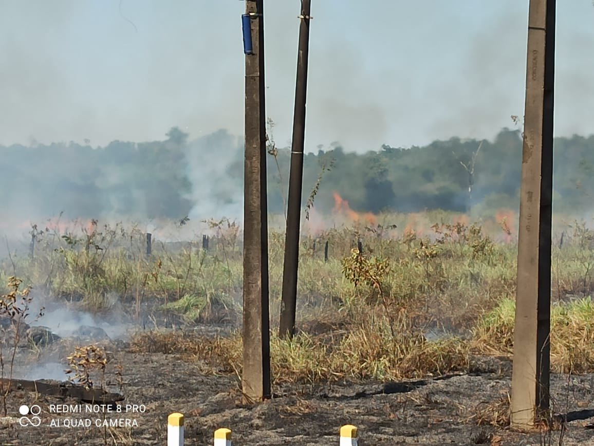 PERIGO: Área de nascentes que abastecem Porto Velho é alvo de incêndio