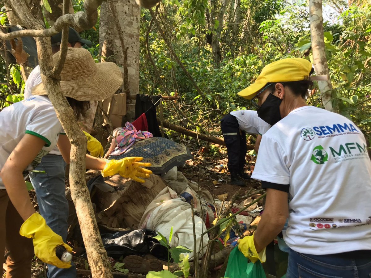 EM CACOAL: MFM e RLP mantém parcerias com prefeitura para limpeza do Rio Tamarupá 