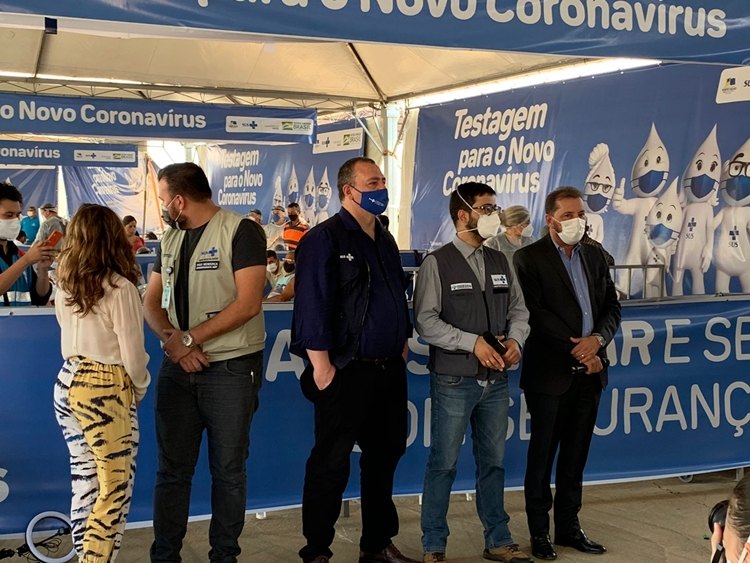 PANDEMIA: Prefeitura e Ministério da Saúde fazem testagem para Covid-19 na zona Leste