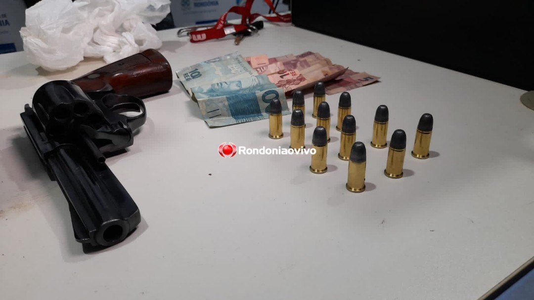 DE VOLTA: PM intercepta foragido com revólver e 12 munições em motocicleta