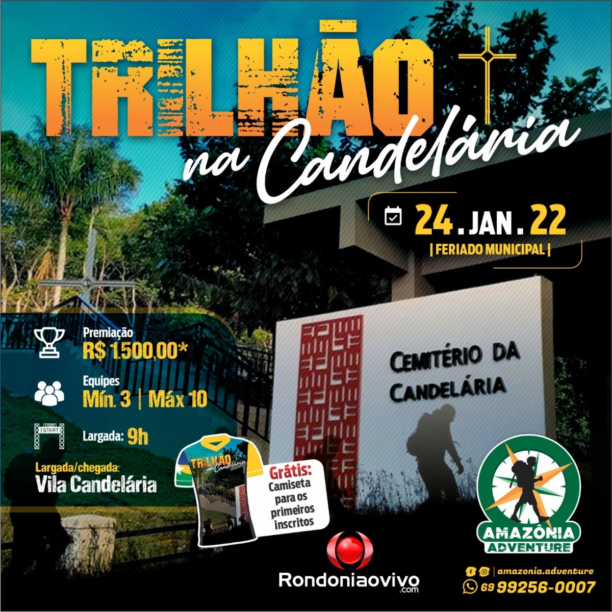 DESAFIO: Amazônia Adventure promove o Trilhão da Candelária, na capital