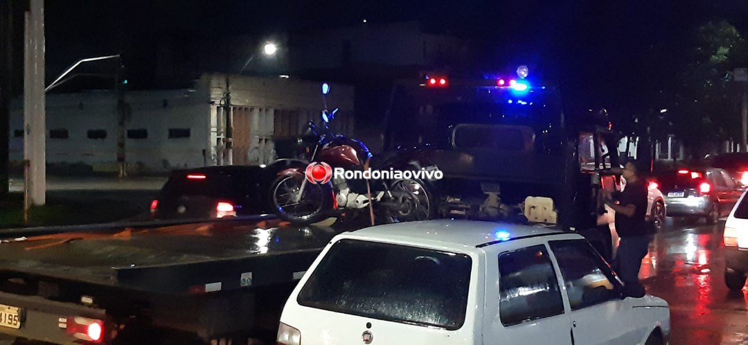 MOTO ROUBADA: Intensa perseguição policial e acidente são registrados na zona Sul