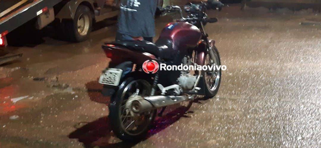 MOTO ROUBADA: Intensa perseguição policial e acidente são registrados na zona Sul