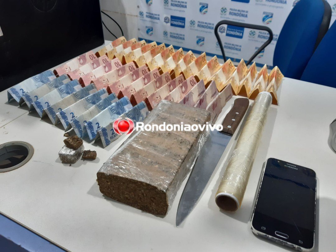 ASSUSTADOS: Acusados de tráfico correm ao verem equipe da PM e um é preso em flagrante