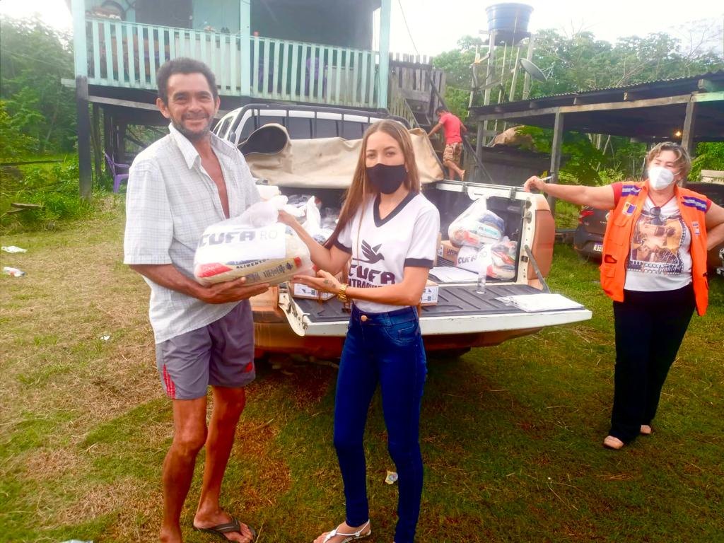 SOLIDARIEDADE: CUFA Rondônia recebe doação de 4,8 toneladas de alimentos