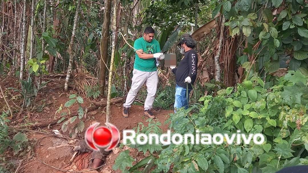 BÁRBARO: Homem enrolado em lençol foi morto com tiro na cabeça e desovado em mata
