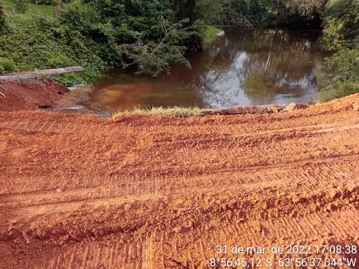 DESVIO: Obras começam a ser realizadas na Linha 22 em Porto Velho