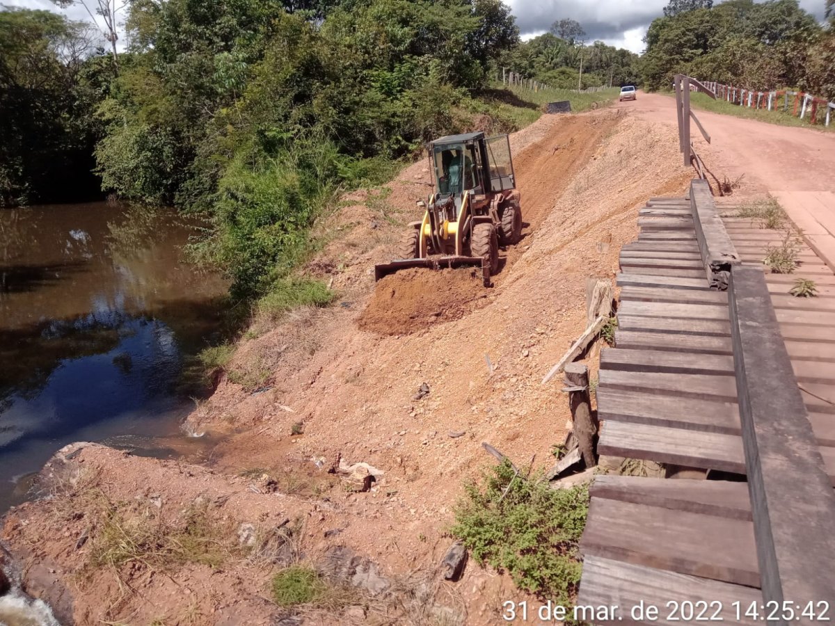DESVIO: Obras começam a ser realizadas na Linha 22 em Porto Velho