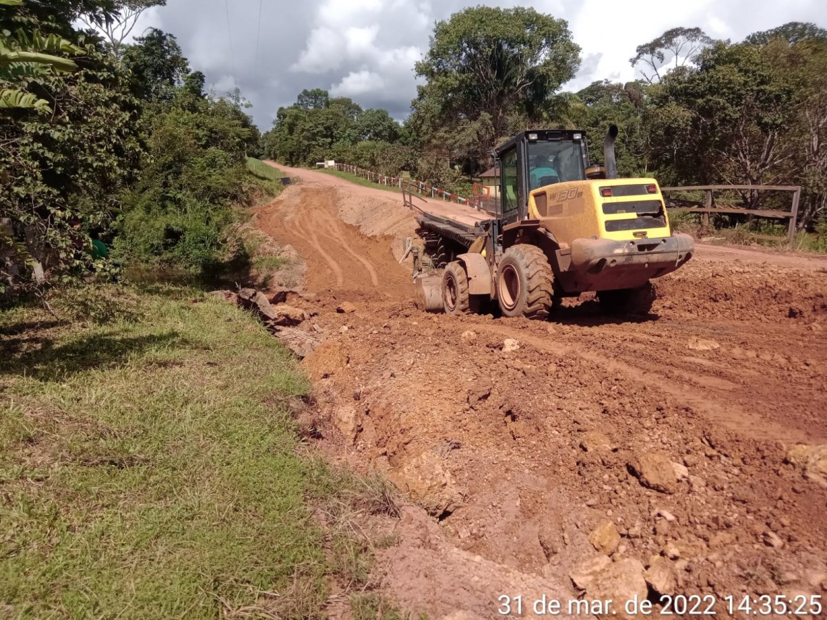 DESVIO: Obras começam a ser realizadas na Linha 22 em Porto Velho