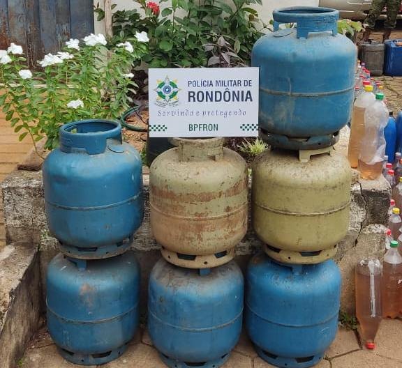 HÓRUS: Operação apreende cerca de 800 litros de combustíveis da Bolívia em RO