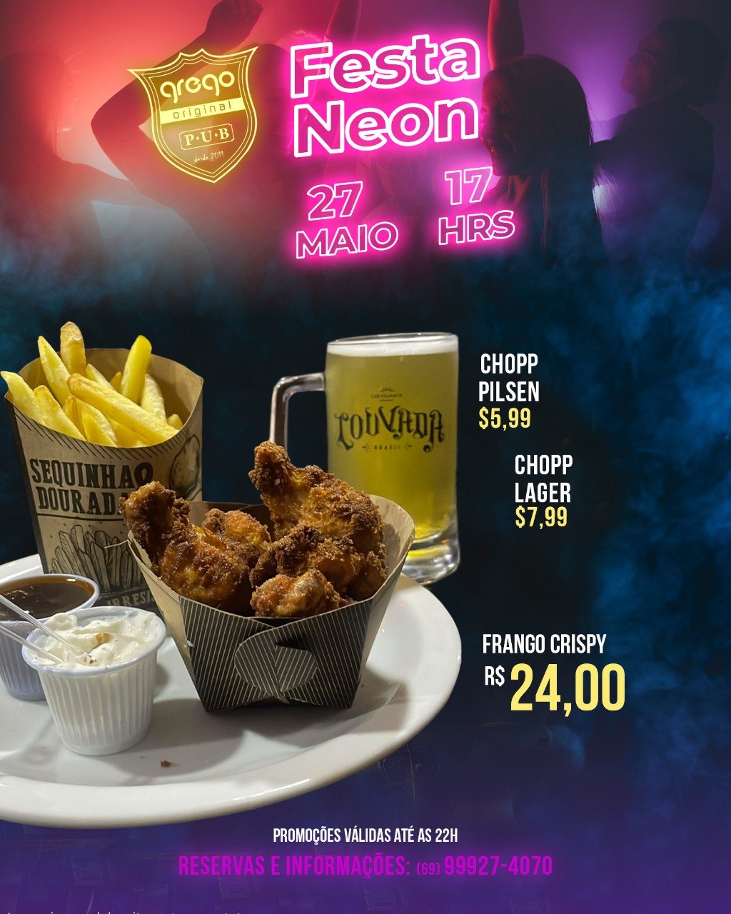 SHOWS & GASTRONOMIA:   Seis atrações vão passar pelo palco do Grego Original