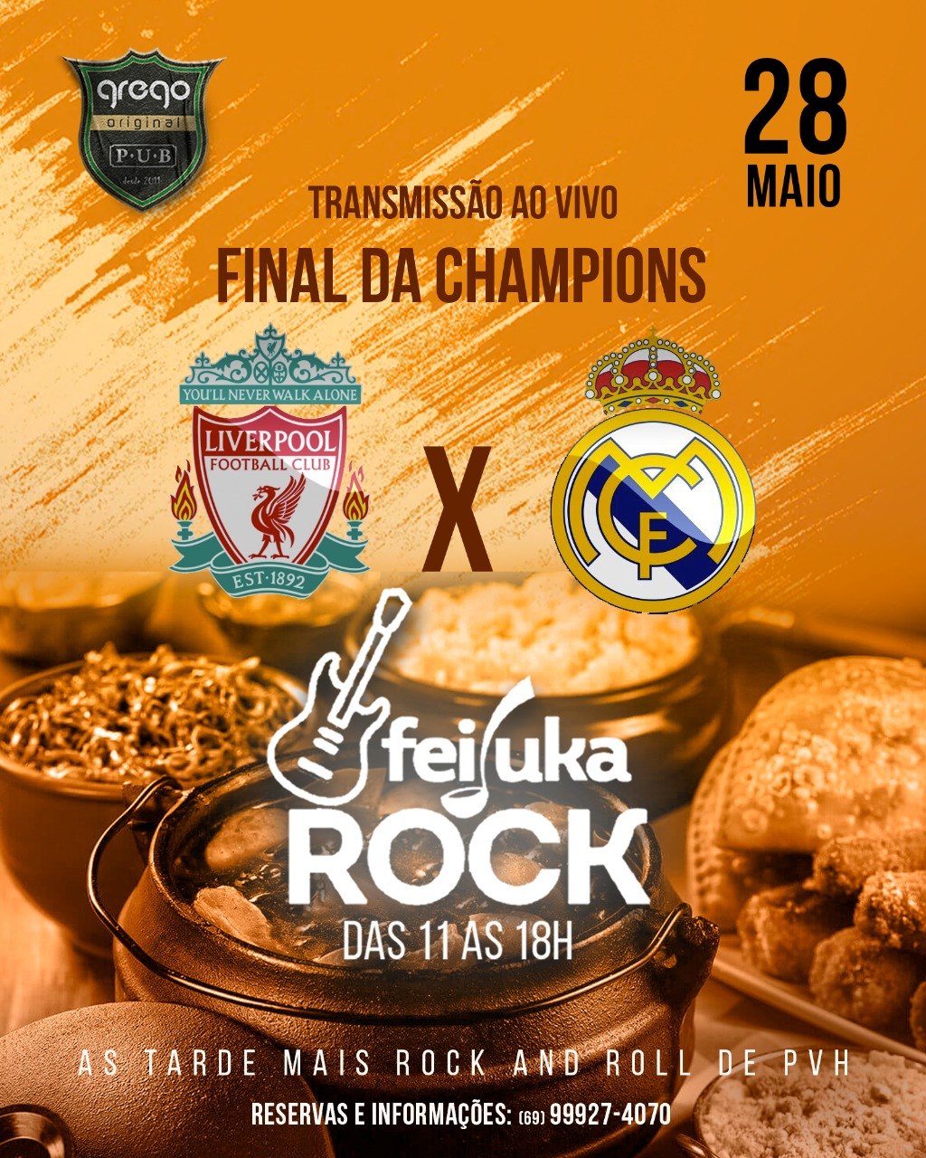 SHOWS & GASTRONOMIA:   Seis atrações vão passar pelo palco do Grego Original