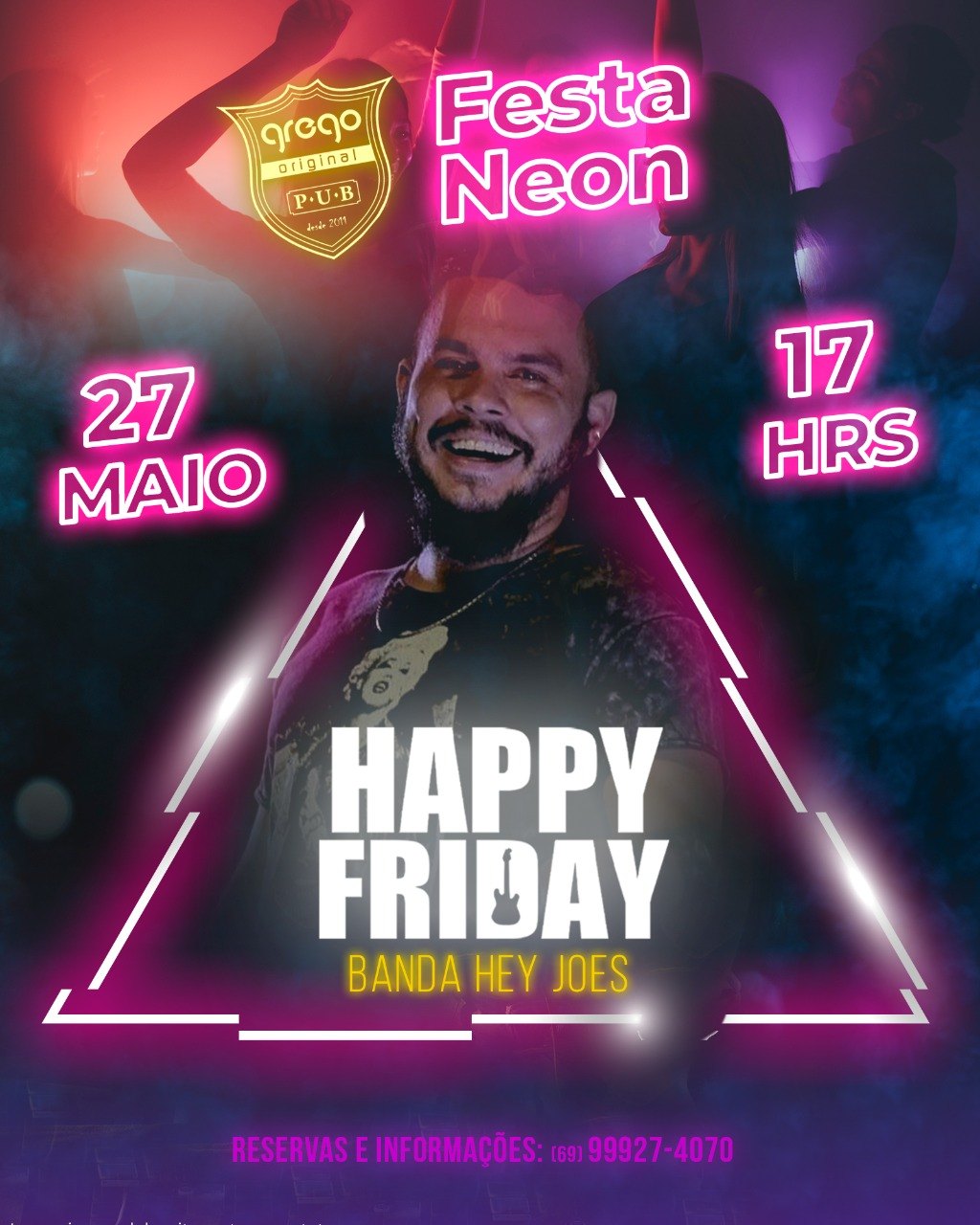 SHOWS & GASTRONOMIA:   Seis atrações vão passar pelo palco do Grego Original