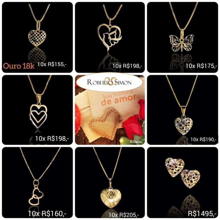 ESPECIAL: No Dia dos Namorados diga 'te amo' com uma joia Roberto Simon