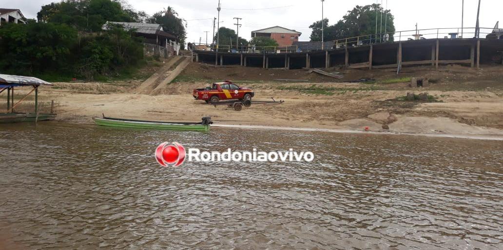 RIO MADEIRA: Mergulhadores do Corpo de Bombeiros fazem buscas por garimpeiro desaparecido