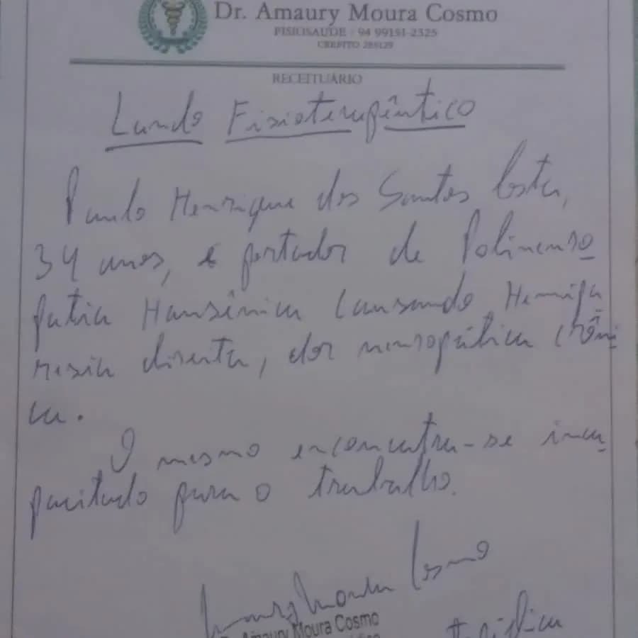 BATALHA: Caminhoneiro pede ajuda para tratamento contra hanseníase e câncer
