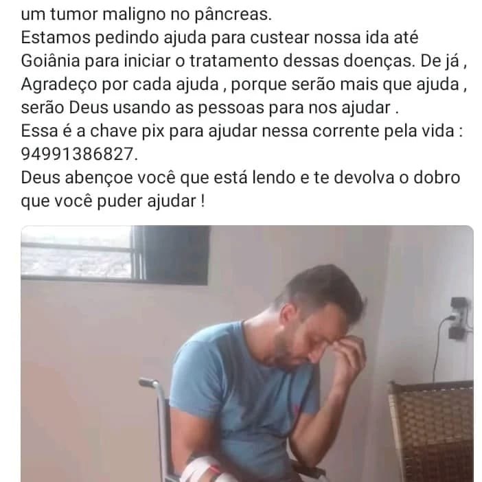 BATALHA: Caminhoneiro pede ajuda para tratamento contra hanseníase e câncer