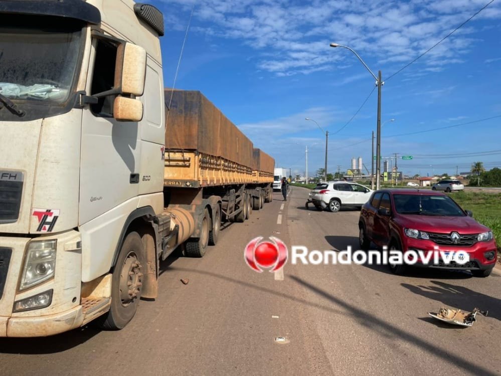 TRÂNSITO: Três acidentes são registrados de forma simultânea na BR-364