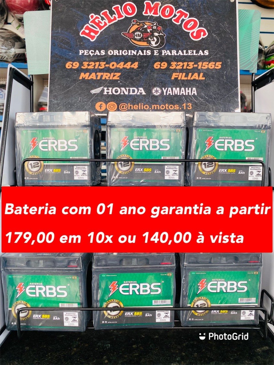 Confira as promoções exclusivas Hélio Motos