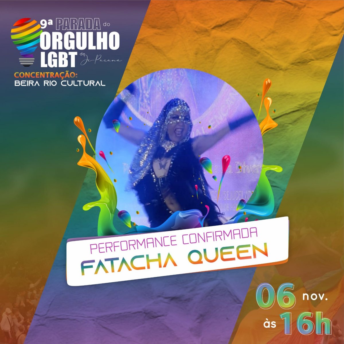 COMUNIDADE: Parada do Orgulho LGBT acontece no dia 06, em Ji-Paraná