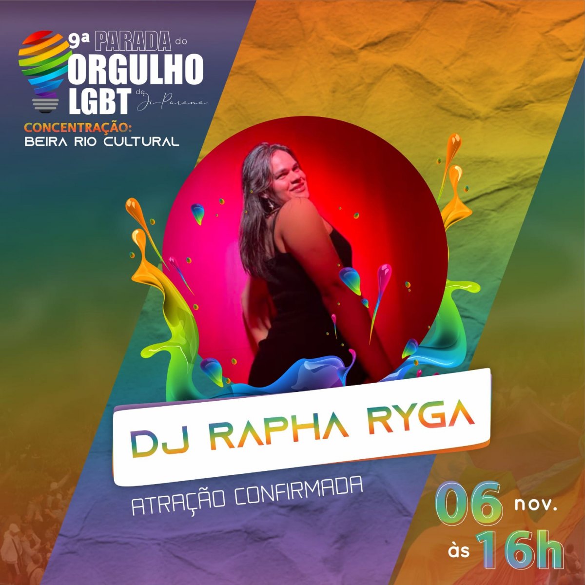 COMUNIDADE: Parada do Orgulho LGBT acontece no dia 06, em Ji-Paraná