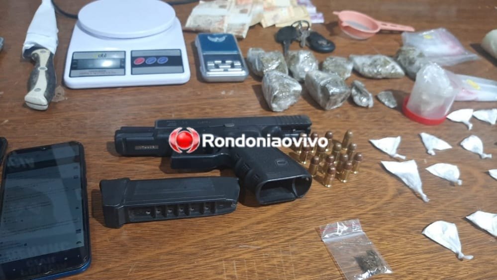 COMBATE AO TRÁFICO: Denarc fecha boca de fumo chefiada por irmãos e apreende drogas, arma e carro