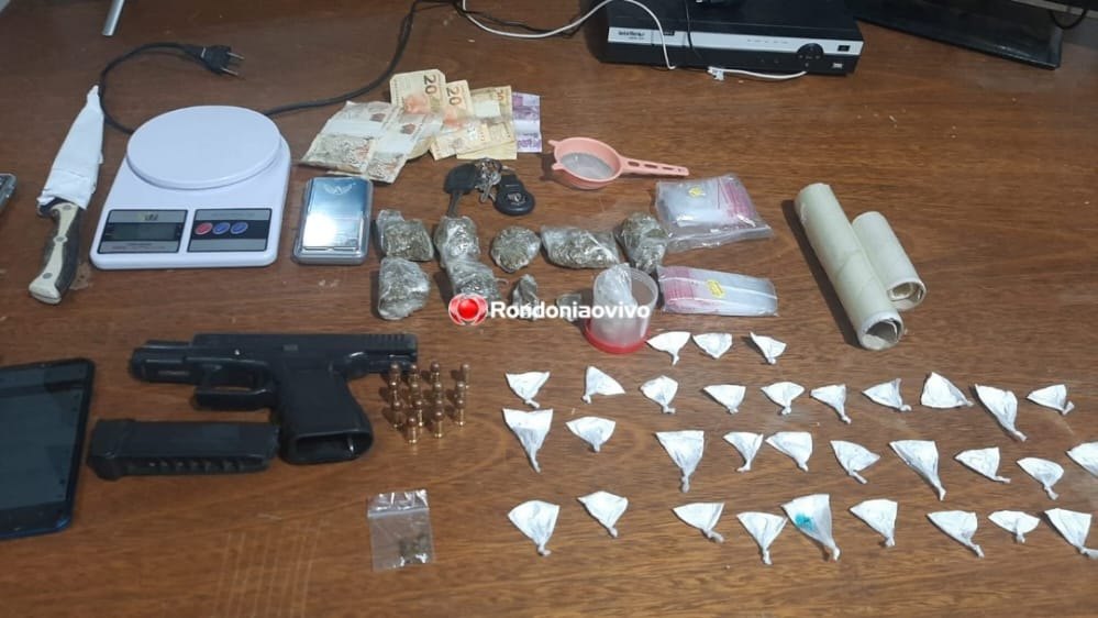 COMBATE AO TRÁFICO: Denarc fecha boca de fumo chefiada por irmãos e apreende drogas, arma e carro