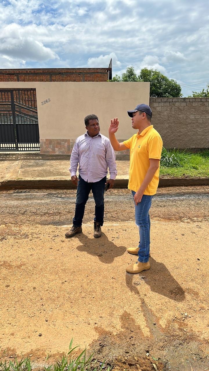 SERVIÇOS: Vereador Isaque Machado leva melhorias para o bairro Conceição